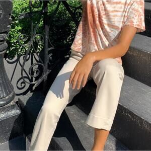 Everlane Stone (Cream) Cropped Pants